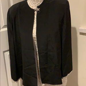 Black Top 100% silk fit size M/ L